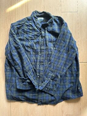 Magellan Flannel Shirt Mens 3XL Classic Fit Multicolor Plaid